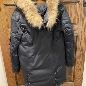 Black DKNY coat